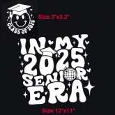 In My 2025 Senior Era Design Screen printing Vinyl 30pcs